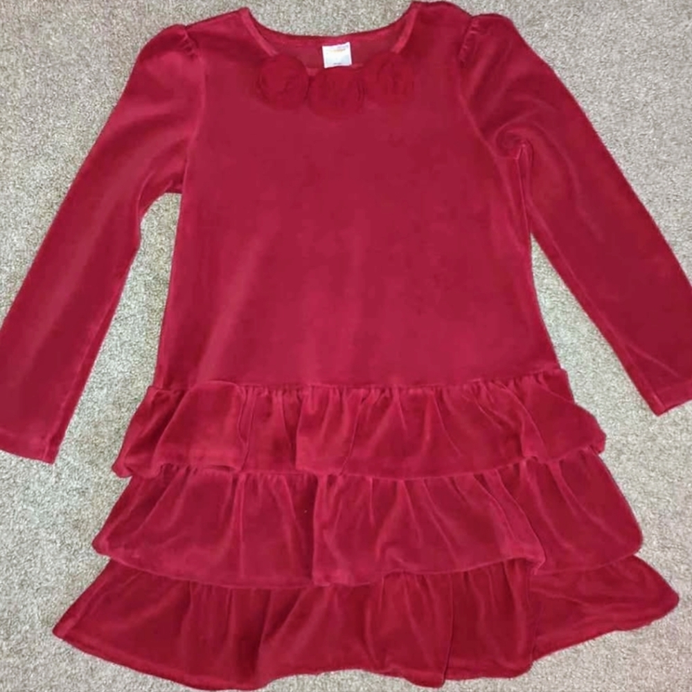 Elegant Red Kids Dress